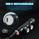 Recharge the AULITE headlamp 030B by USB-C port, it's very convenient and universal.